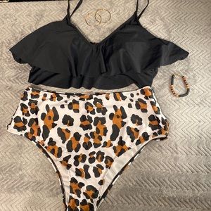 XL two piece bathing suit